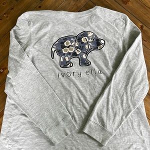 Ivory Ella Long Sleeve Pocket Tee